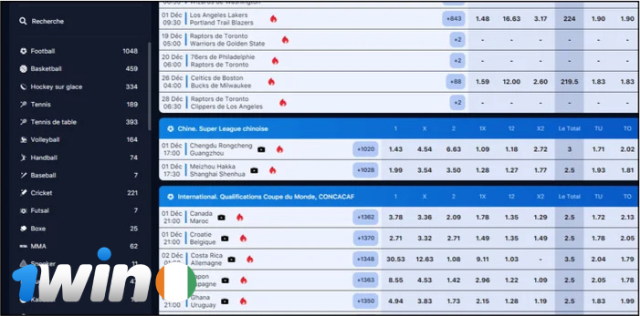1win Sportsbook